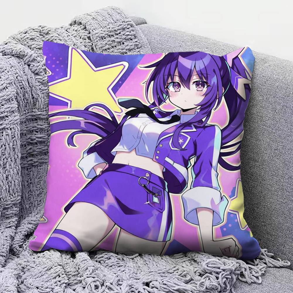 DATE A LIVE Аниме Девушка Милые Наволочки Домашние Подушки для Дивана и Декоративные На заказ