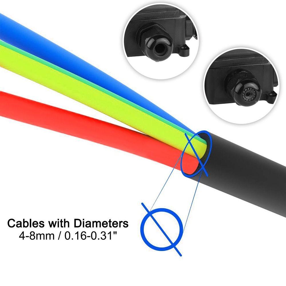 IP68 электрическая распределительная коробка 2-х и 3-х сторонняя водонепроницаемая коробка электрическая наружная