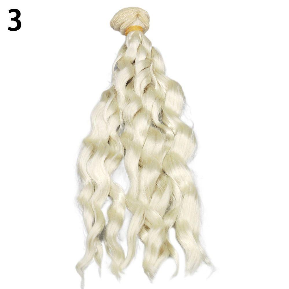 1PC Hot Synthetic Fiber 20cm Doll Wigs Wig Hair Long Straight DIY Dolls Accessories