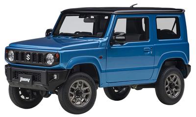 AUTOart Suzuki Jimny Синяя крыша Готовое изделие 78502 1/18 (JB64) Металлик/Черный