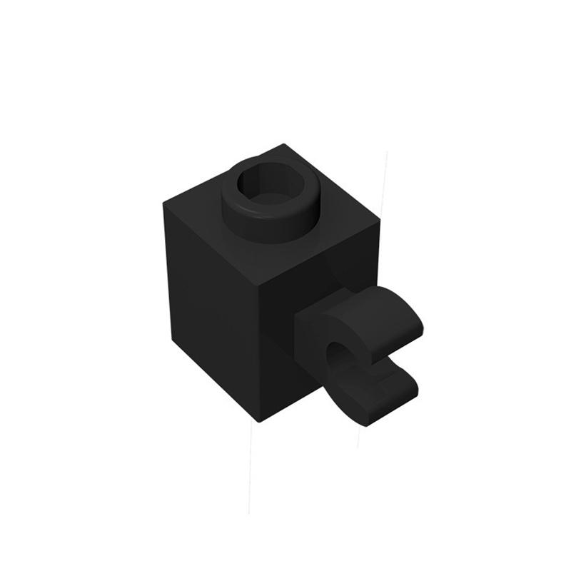 50pcs 60476 Modified 1x1 with Clip Horizontal Grip Building Block Toy Compatible Accessories DIY MOC High-tech
