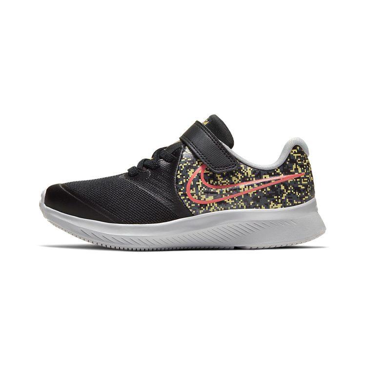 Nike Кроссовки для бега Star Runner 2 Low top Детские Черный Красный Желтый Дети Возраст 3-7 Лет CD6823-002