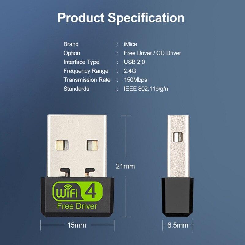 Usb Wi-Fi адаптер Wi-Fi Dongle для адаптера беспроводной сети Ethernet ПК