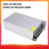 AC 100-240V To DC 48V 20.8A 1000W Voltage Transformer Regulated Switching