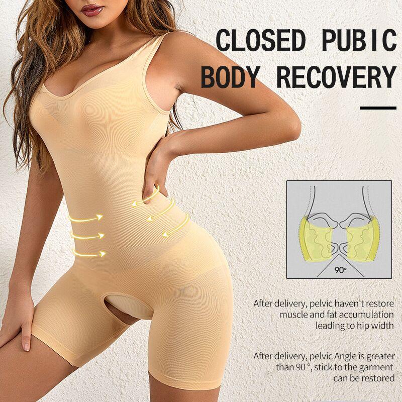 Women Body Shaper Belly Corset Bodysuit Seamless Slimming Abdomen Pants Women's Binders and Shapers