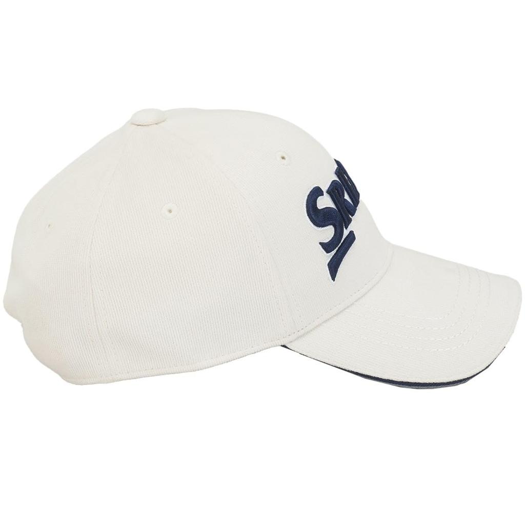 Кепка с вышитым логотипом спереди Простая кепка для гольфа RG4FCP05M BGNV x [SRIXON] Мужская (Бежевый темно-синий)