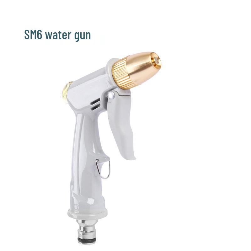 Полностью медный высоконапорный пистолет-распылитель для автомойки и насадка-щетка