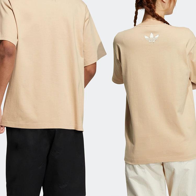 Adidas Originals T Shirt Unisex Beige HZ5352