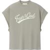 Fear of God Essentials Укороченная футболка 90-х Seal Унисекс Топы Серый RW00271-0225