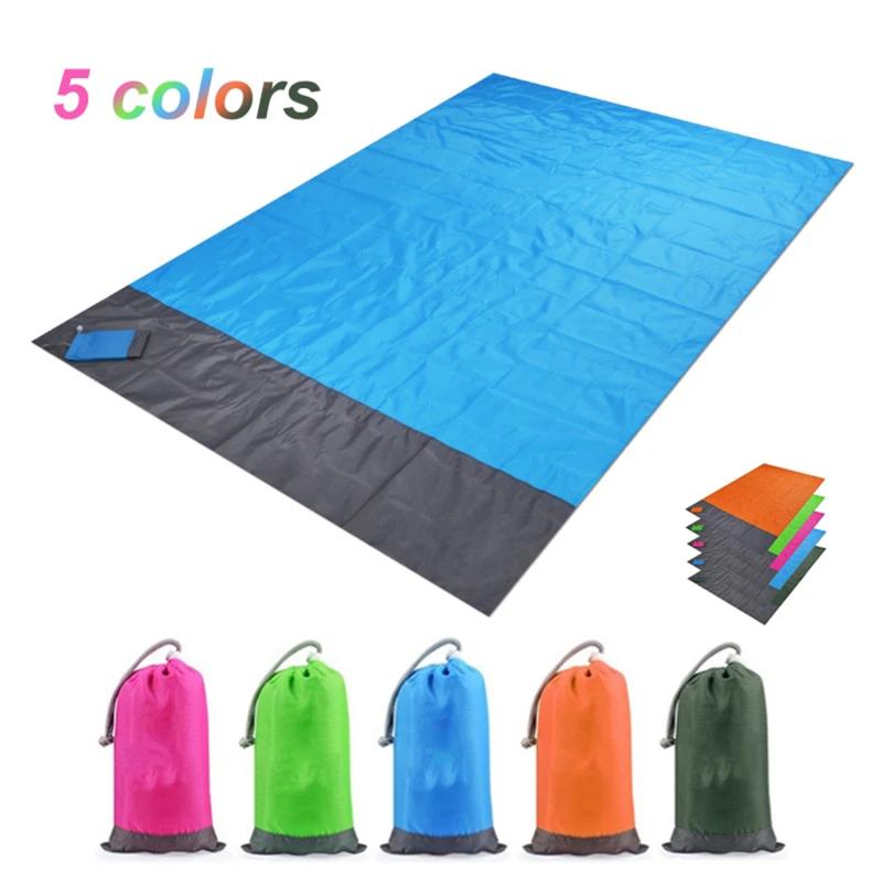 Outdoor Waterproof Pocket Beach Mat Portable Folding Beach Blanket Camping Picnic Mat