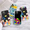 Винтажная игра Т-Тетрис Чехол для телефона IPhone 16 15 Promax IPhone 14 11 12 Высококачественный 13 Pro Силиконовый