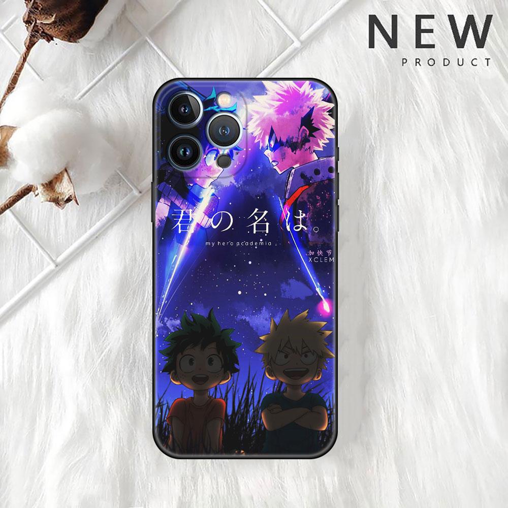 Чехол My Hero Academia для Apple iPhone 14 Pro Max 13 11 12 Mini SE 7 8 Plus X XS 6 6S силиконовый чехол для телефона мягкий TPU Funda