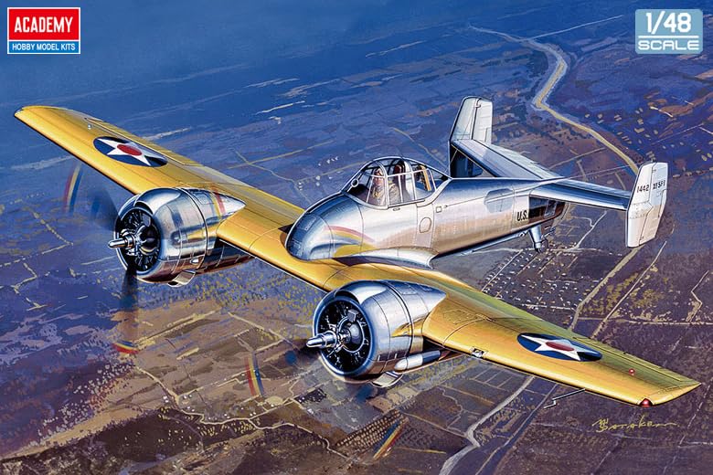 Academy Американская ракета Пластиковая модель 12363 1/48 XF5F-1 (Самолет)