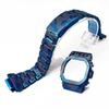 DW5600 Титановый сплав Камуфляж Корпус Мод Комплект для G-SHOCK Casio DW-5600 GWM5610 GMW-B5000 Полностью титановый металлический корпус Ремешок Обновление