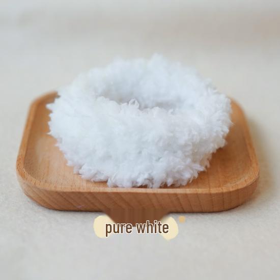 Thickened White Chenille Pipe Cleaners - Mixed Colors for DIY Bouquet Crafts