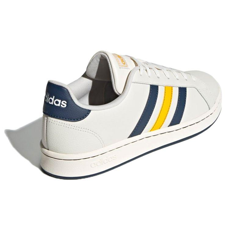 adidas Кроссовки Neo Grand Court с низким верхом Унисекс Кроссовки Белый Синий Желтый FY8195