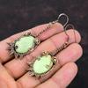 Серьги с лимонным хризопразом, серьги из медной проволоки, оригинальные ювелирные изделия из драгоценных камней, серьги ручной работы, красивые медные ювелирные серьги для подарка