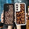 Чехол для телефона Samsung Galaxy A17 A16 A15 A14 A13 Модный Милый Леопардовый Принт A56 A36 A26 A55 A35 A25 A54 A34 A24 A53 A33 A23 A0