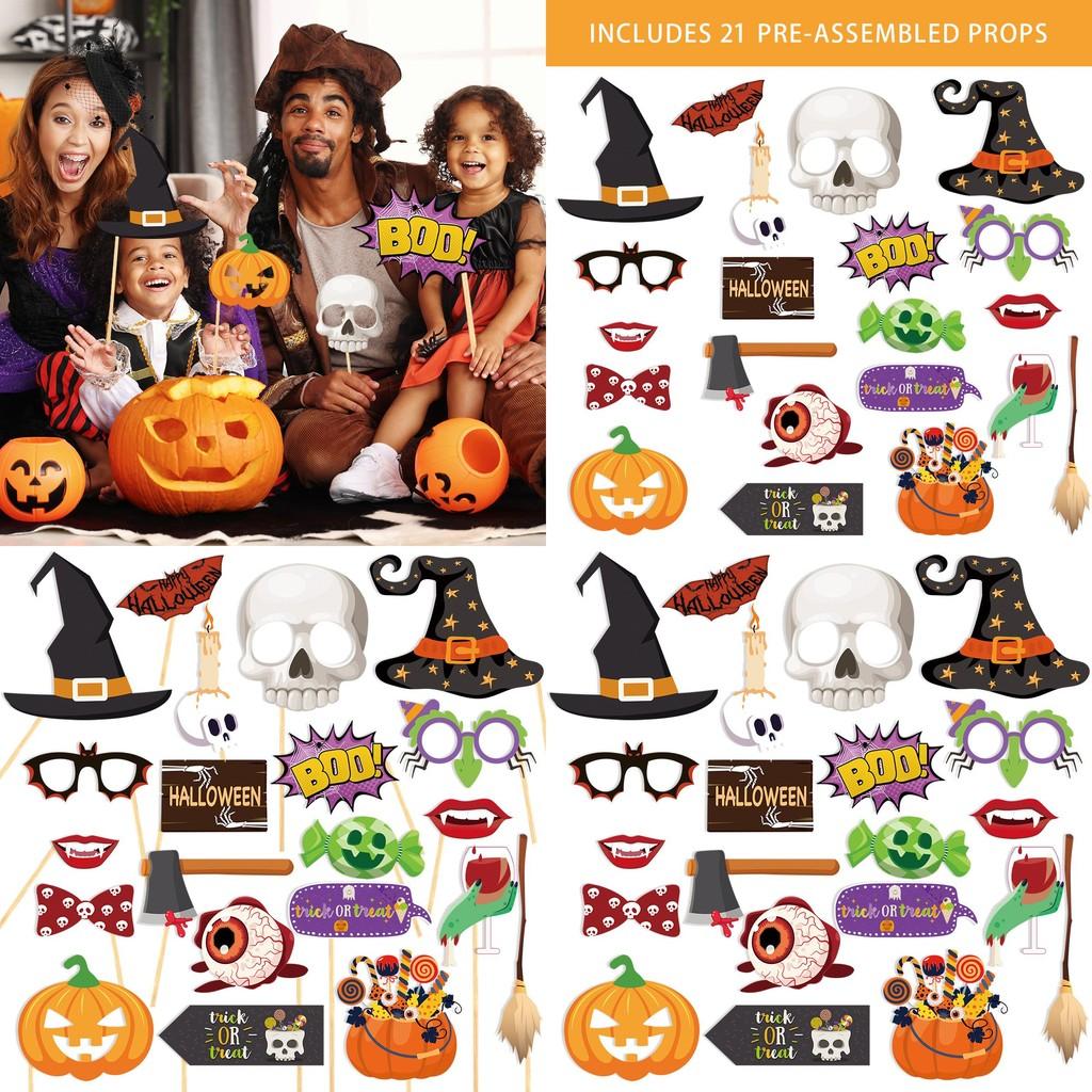 Реквизит для фотосессии на Хэллоуин со скелетом и тыквой для вечеринки и фотобудки для мероприятия