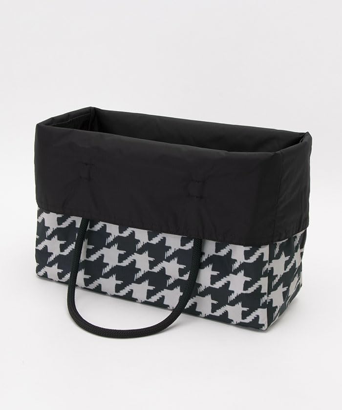 Официальная сумка-тоут LARGE 2 WAY 2 Way Houndstooth [LeSportsac] TOTE/1113 Женская черная/бежевая