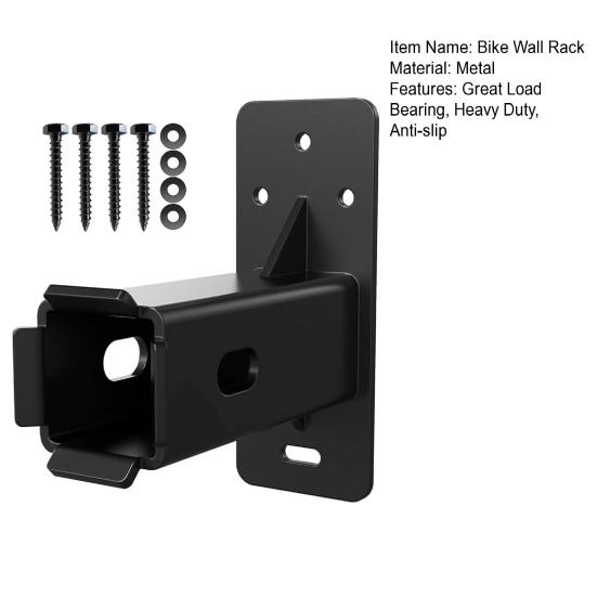 Кронштейн для крепления велосипеда на стену, большой грузоподъемный кронштейн для крепления велосипеда, прочный багажник для груза 300 фунтов, гаражные 2-дюймовые приемники, настенный органайзер для велосипеда