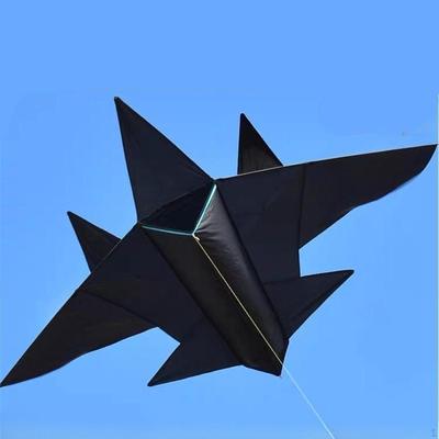 Воздушный змей в форме истребителя, реалистичная игрушка, огромный размер, складная спортивная игрушка, самолет Дельта для