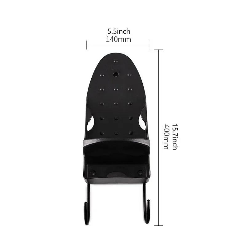 Портативный держатель для утюга, бытовая вешалка для гладильной доски для отеля, черно-белая настенная полка для хранения утюга, принадлежности для домашнего хранения