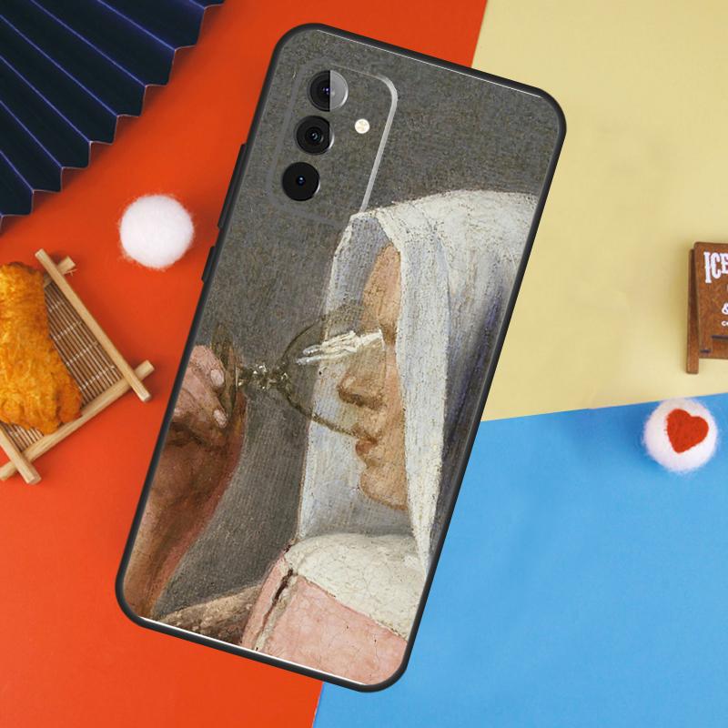 Иоганнес Вермеер Чехол Для Samsung Galaxy A54 A34 A14 A55 A35 A33 A53 A13 A23 A17 A06 A16 A56 A36 A52 A32 A15