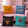 Rock Bon Jovi Cushion Cover Cushion Cover Set 4Pcs 50X50 45X45 40X40 Pillowcase Decorative Sofa Home Decor