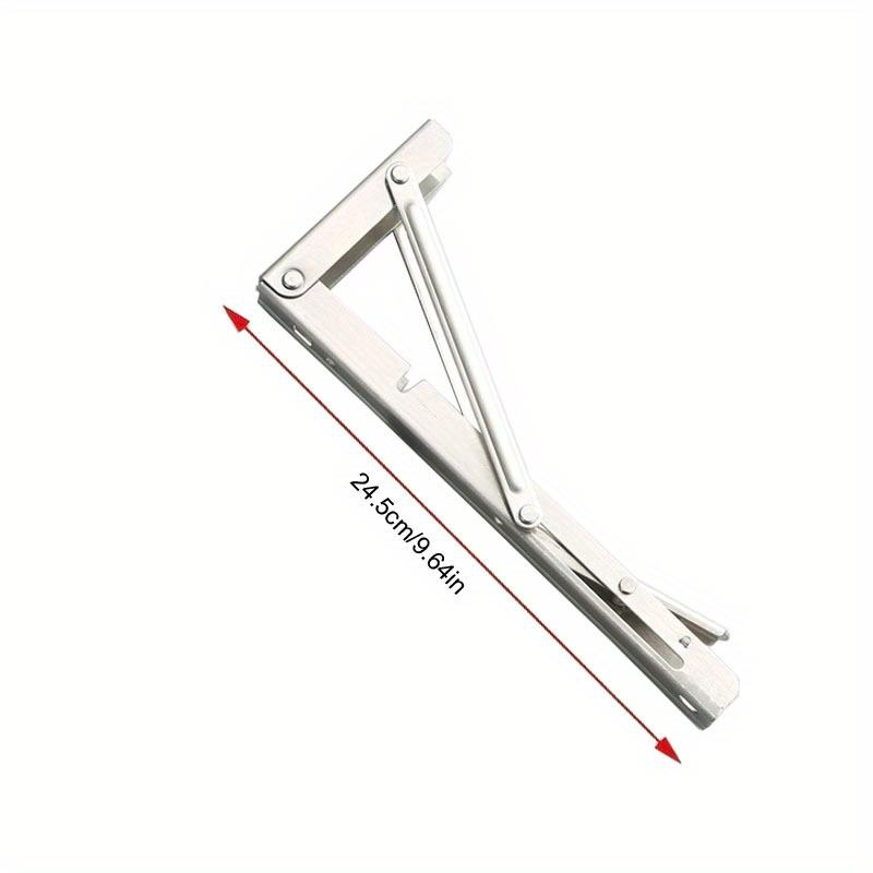 2 шт. DIY для домашнего хранения 90-градусный угол из нержавеющей стали Треугольный регулируемый плавающий кронштейн для полки настенный складной кронштейн для полки стола