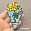 Love Nature Нашивки Вышитые Нашивки 'Волшебный Гриб' Для Одежды DIY Наклейки Пришивные Аппликации Цветы Полоски