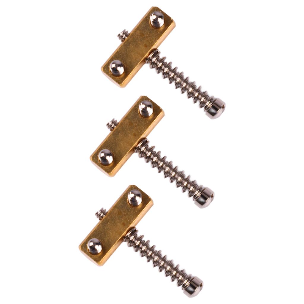 3 шт. Винты пружин седла Замена струнодержателя Электрогитара Аксессуары Шлицевой тип