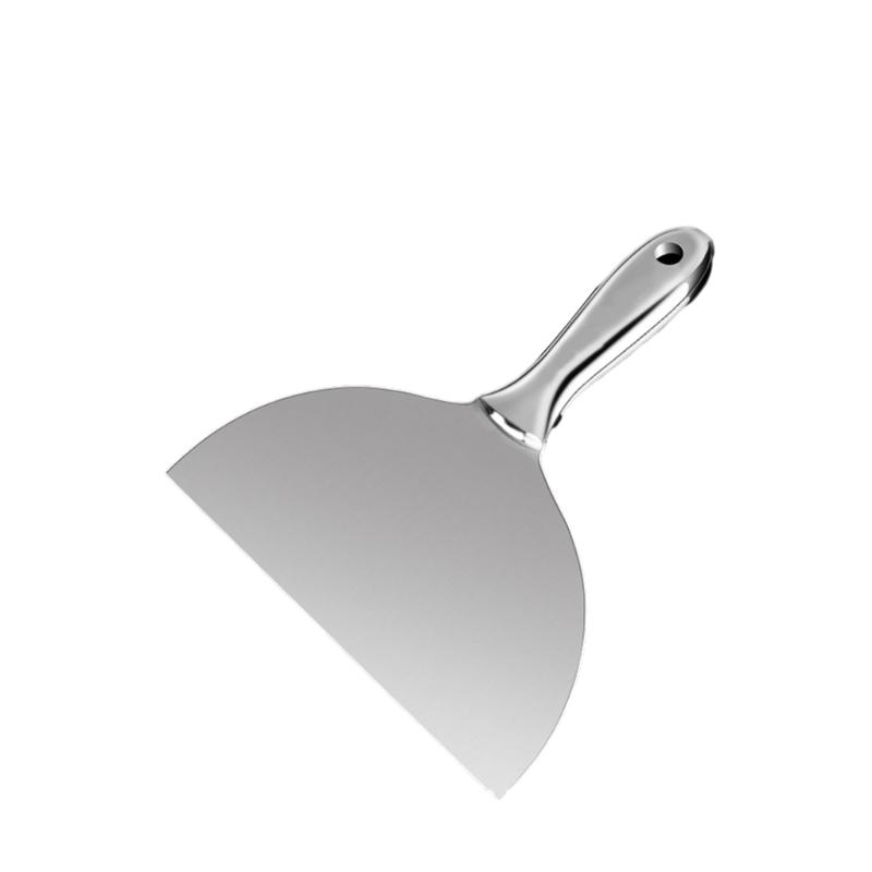 Шпатель с плоским лезвием из нержавеющей стали для заделки швов, идеально подходит для работ по сглаживанию стен и пола, шпатель