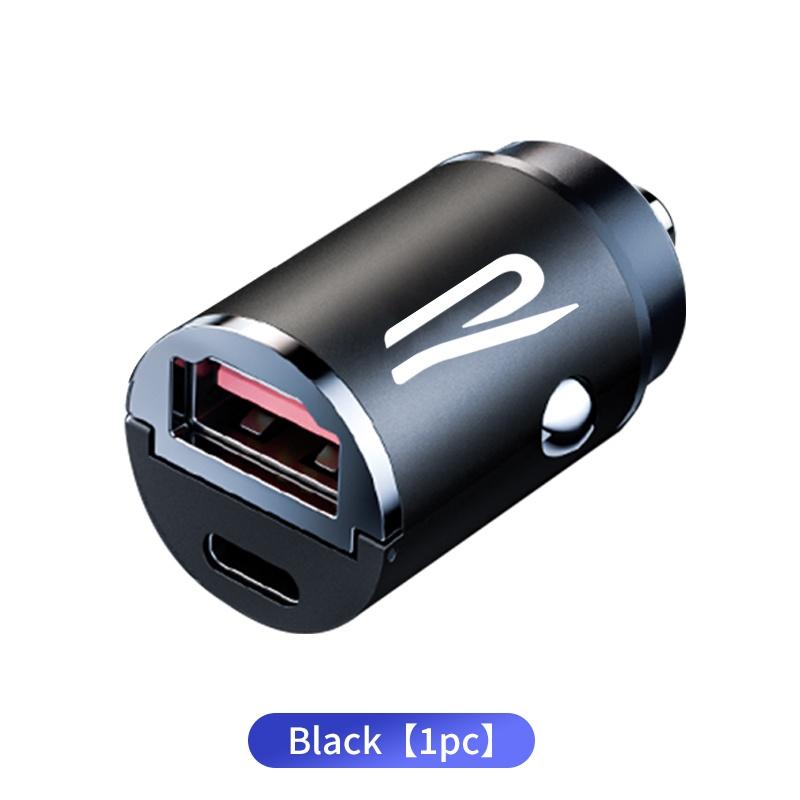 Valve Stems Caps Car Charger USB Type-C Fast Charging Power Adapter For VW Volkswagen Golf Polo Passat Touran Accessories zd8