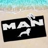 M-Man T-Truck Логотип Пляжное полотенце Цветные банные полотенца для девочки Микрофибра Быстросохнущее Без песка Пляж Йога Спа Тренажерный зал Бассейн