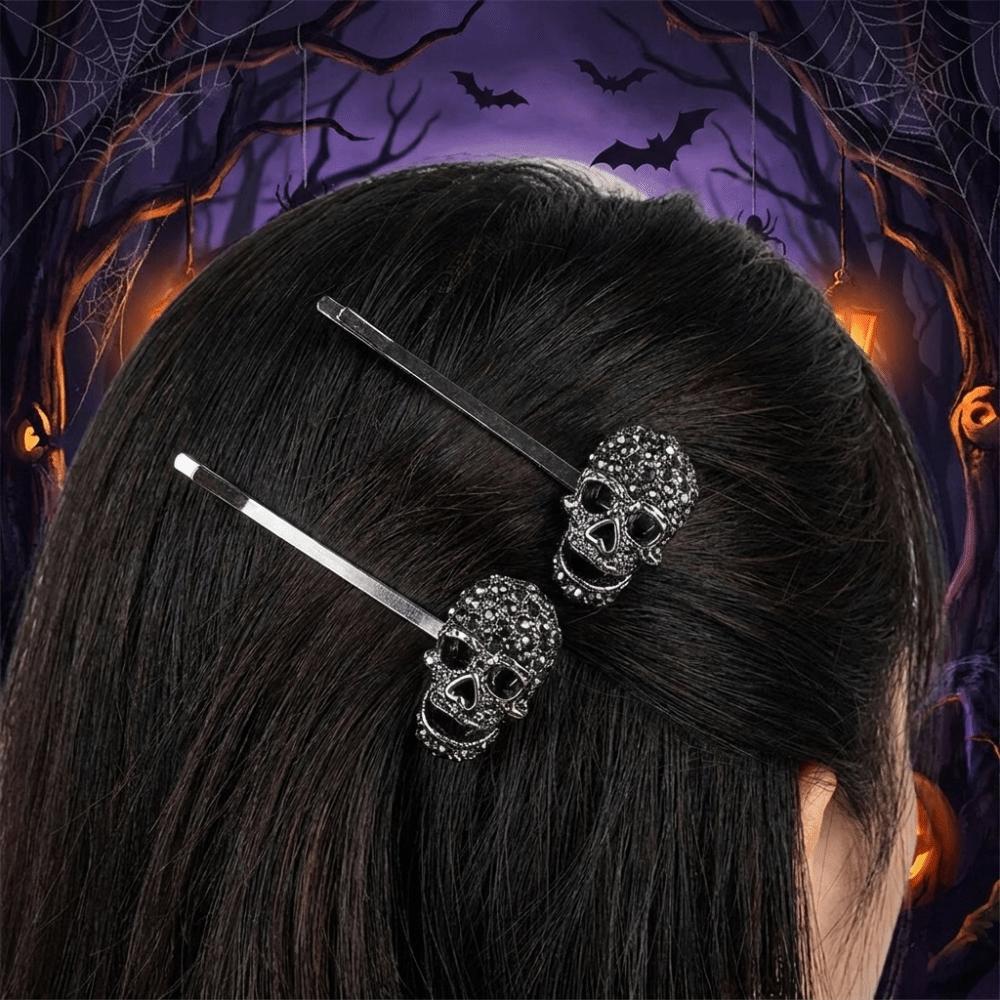 Spider Spider Hair Clips Black Halloween Hair Clips Elegant Bangs Clip Women