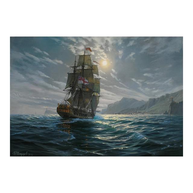 Пиратский моряк, парусное судно, холст, искусство, украшение стен для дома, солнечный свет, волны, живопись, постер и принты, фотографии для гостиной, декор