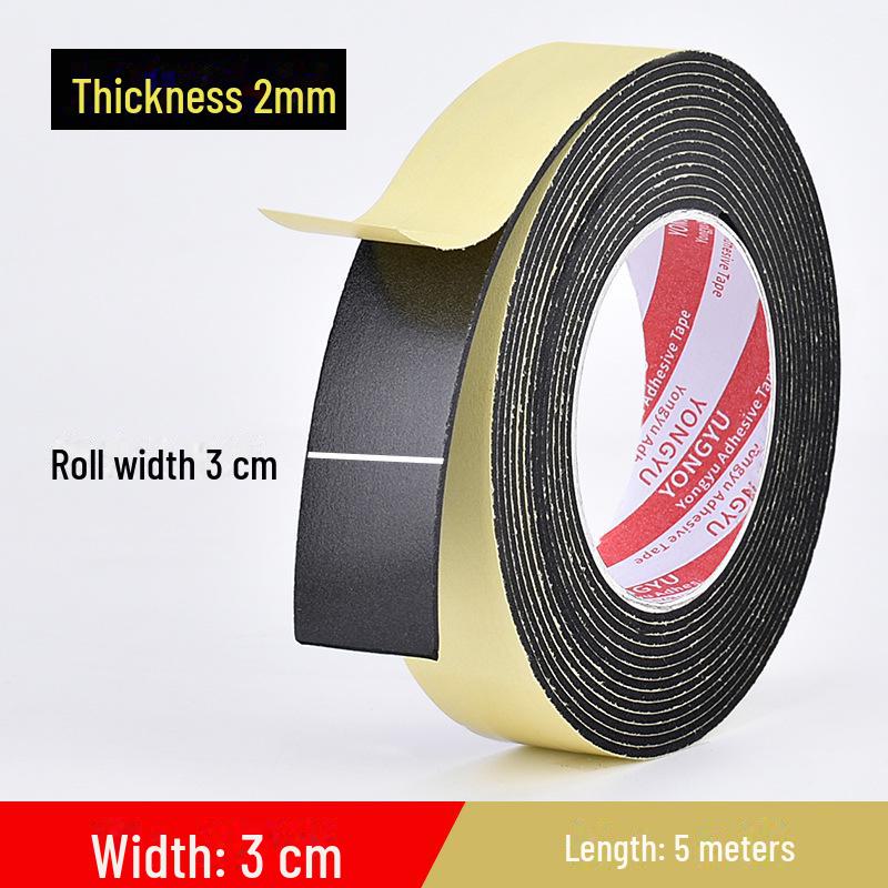 Самоклеящаяся уплотнительная лента из вспененного ЭВА – пыленепроницаемая, термостойкая, противоударная, амортизирующая резина для дверей и окон