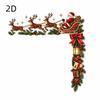 Holiday Themed Wooden Christmas Door Frame Ornament Holiday Door Edge Decoration  Christmas Party