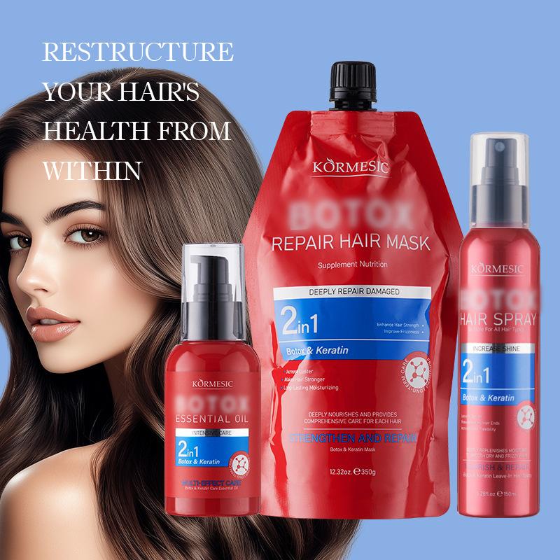 Keratin Hair Mask: Deeply Nourishing, Moisturising and Smoothing Treatment for Damaged Hair less
