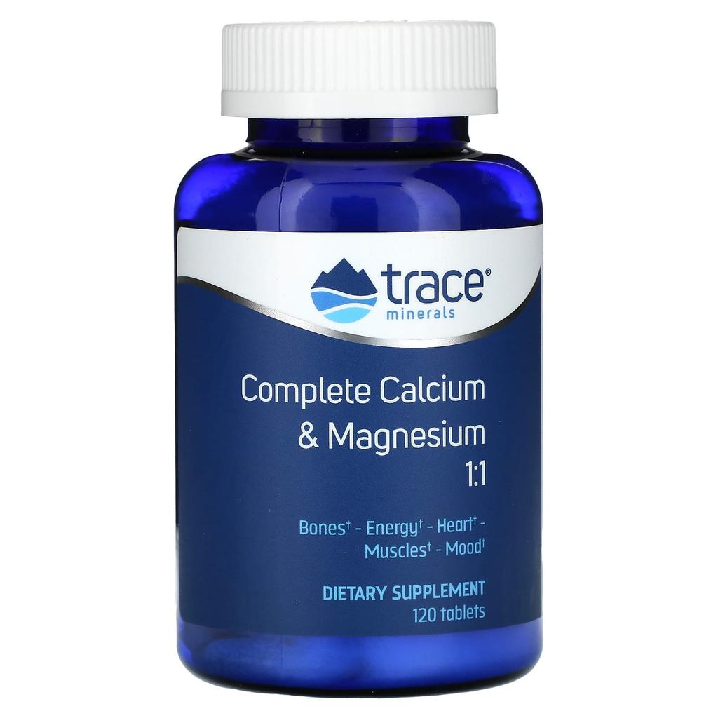 Trace, Complete Calcium and Magnesium 1:1, 120 Tablets