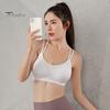 Женский спортивный бюстгальтер с несколькими бретелями, открытой спиной, пуш-ап, быстросохнущий, без косточек, бесшовный спортивный бюстгальтер со съемными подкладками