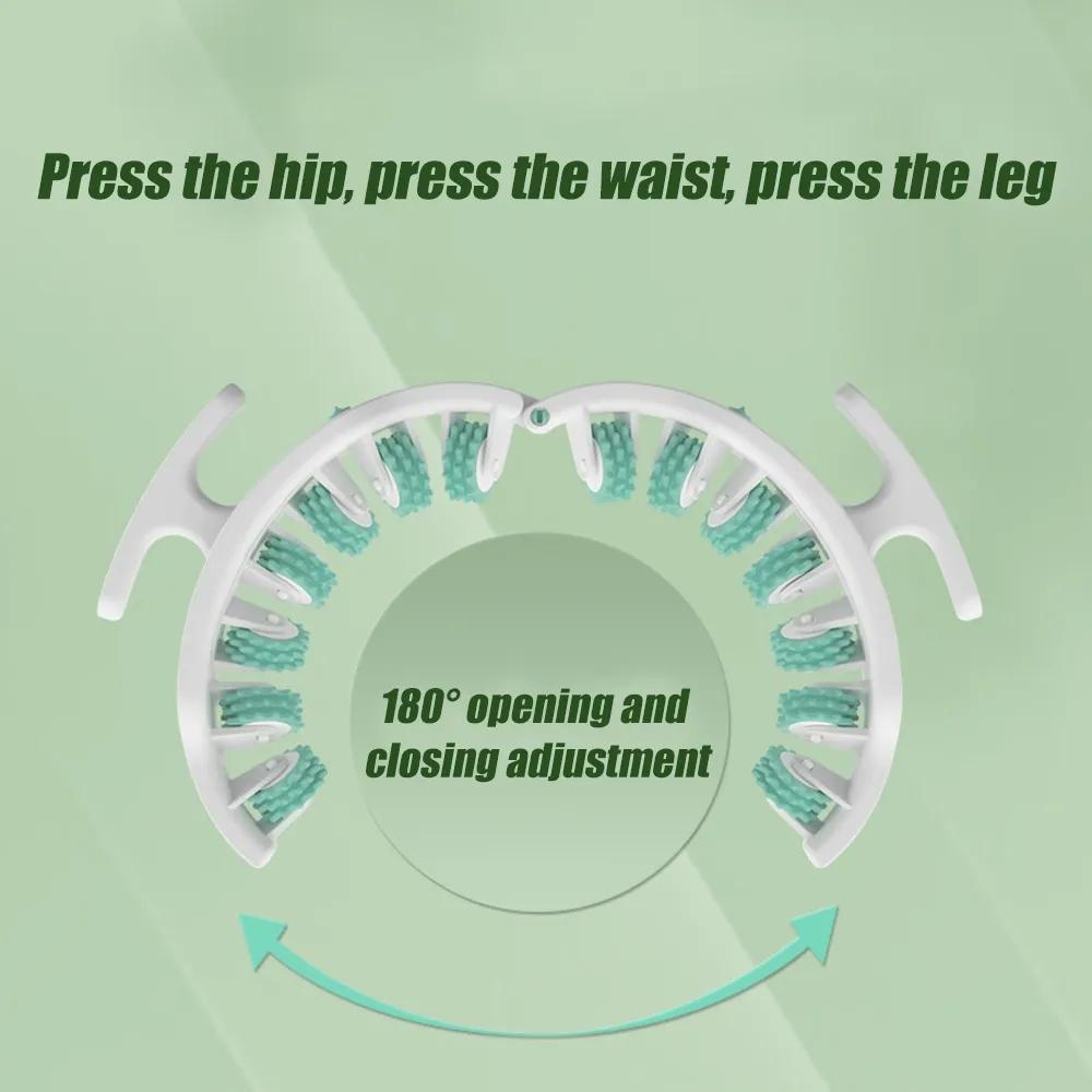 Round Massager Roller For Waist Abdominal Muscles Ring Leg Clip Stovepipe  To Clear The Meridian Portable Cellulite