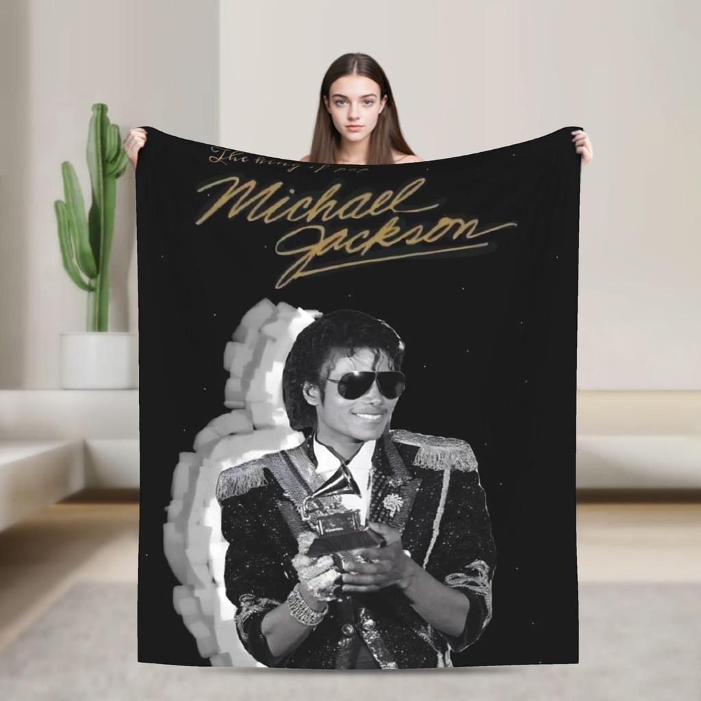 Плед для певца Майкла Джексона Mj Tour Разные размеры Супермягкий Уютный Плед для дивана Софы и Кровати