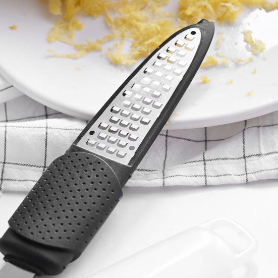 Терка для лимона, измельчитель цедры для цитрусовых, инструмент с легкой нескользящей ручкой, сыр и имбирь для домашней кухни