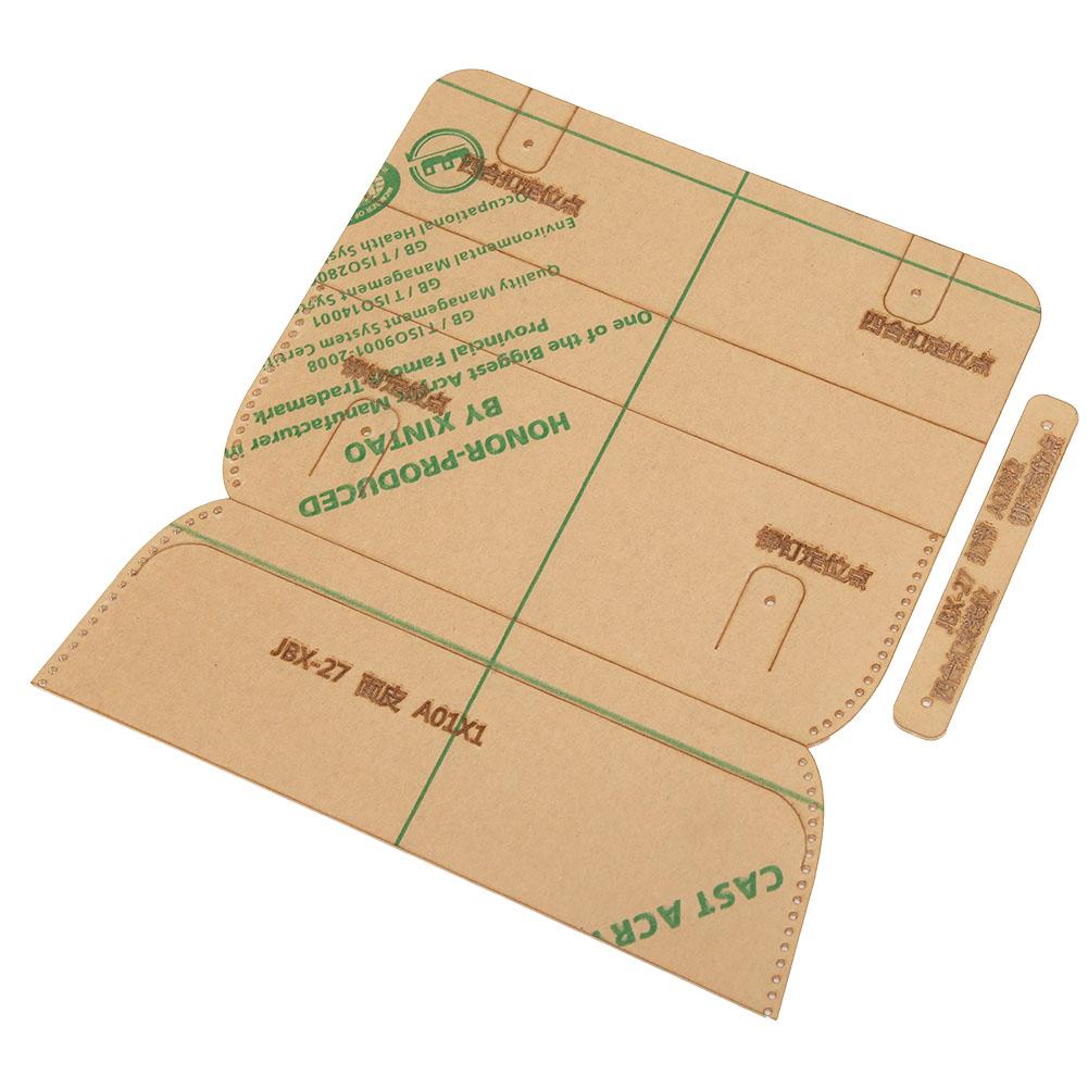 JBX-27 Шаблон сумки для ручек Ручка для детей и студентов Прозрачный акриловый узор