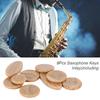 9Pcs Saxophone Keys Button Inlay Plastic Decoration Musical Instrument AccessoriesKhaki M02109