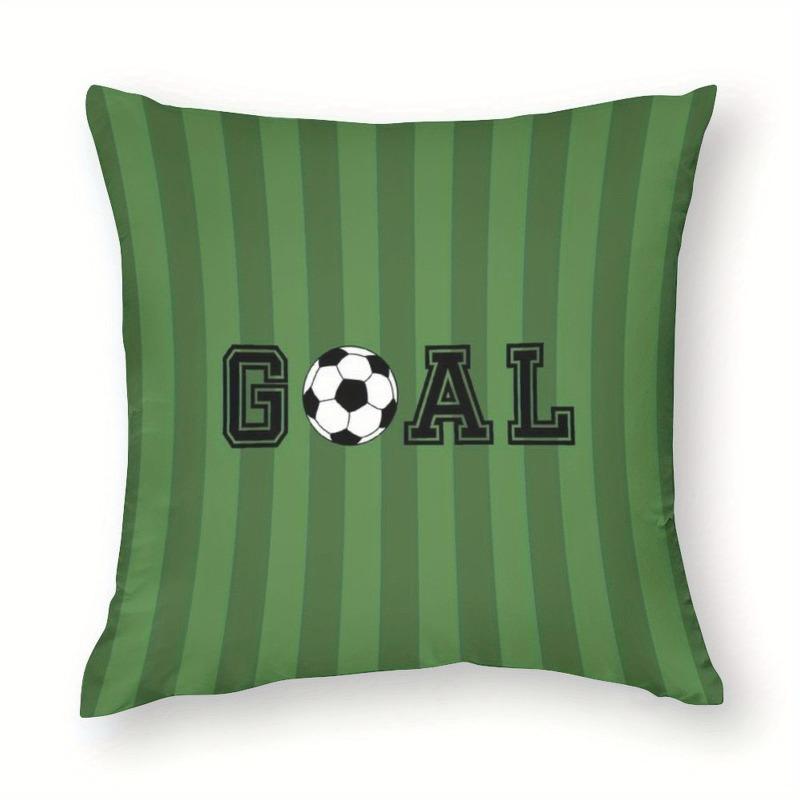 pc Football Fan Sports Pillow Cover D DoubleSided Print Polyester Cushion Case for Home Car Interior Sofa Bedroom Decor