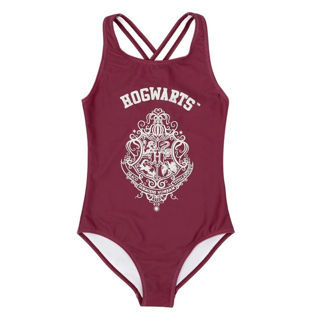 HARRY POTTER Girls Hogwarts One Piece Swimsuit