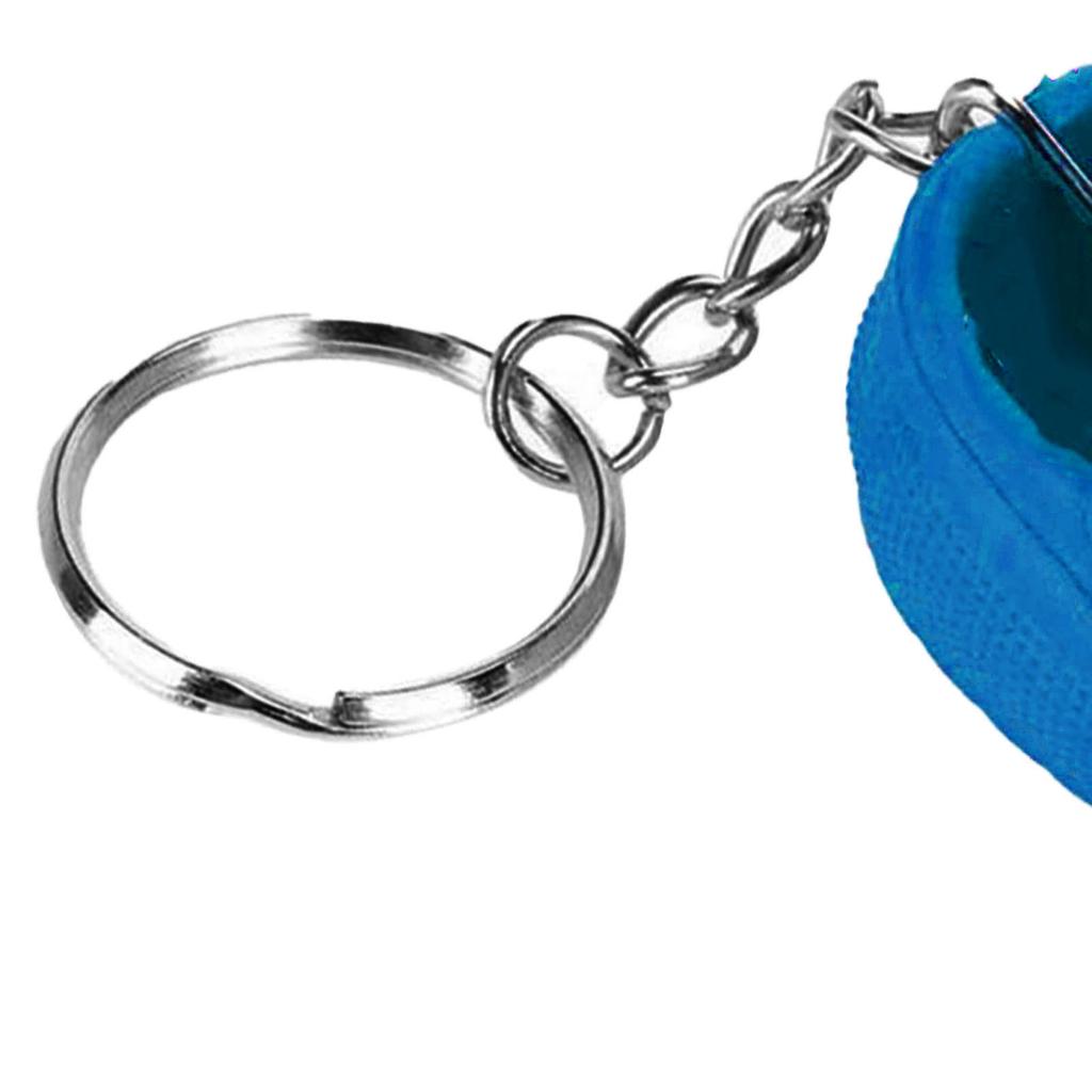 Брелок Мини Милый Силиконовый Портативный Брелок-Тапочек для Школьной Сумки, Сумки, Подарок, Озерно-Голубой